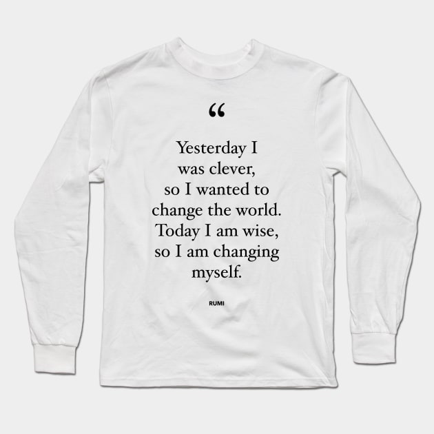 Clever And Wise Long Sleeve T-Shirt by Jande Summer